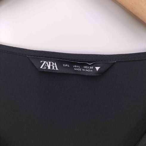 ザラ ZARA ティアード ロングワンピース レディース import:L