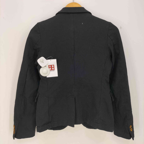 コムデギャルソン COMME des GARCONS 09aw Wonderland ワンダーランド ポリ縮絨 ベストレイヤードデザイン 背抜き 3B テーラードジャケット レディース JPN:XS