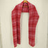 ヴィヴィアンウエストウッドレッドレーベル Vivienne Westwood RED LABEL タータンチェック シャギー マフラー付 ビッグコート 変形 ポンチョ コート レディース import:M