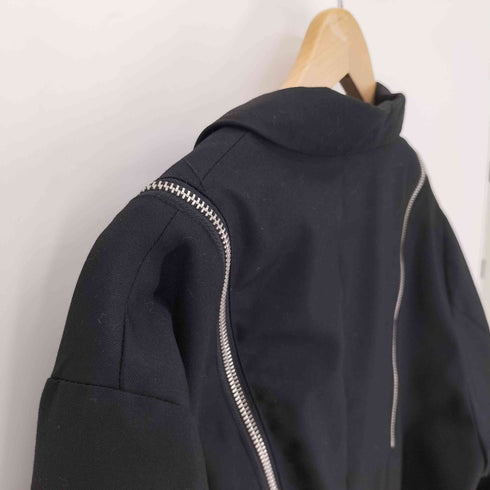 エージェムナイン AGEM/9 21AW ショルダージップ 2WAY ダブルブレスト テーラードジャケット メンズ FREE