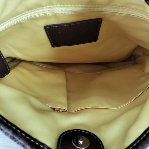 コーチ COACH シグネチャーロゴ オールレザーショルダーバッグ レディース