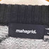 マハグリッド mahagrid ロゴ刺繍 総柄 Vネック ニット ベスト メンズ import:L