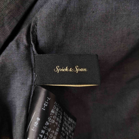 スピックアンドスパン Spick and Span 25ss コットンリネンユーティリティーシャツ レディース FREE