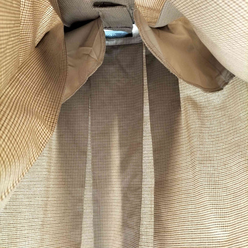 ザラ ZARA CHECK BOX PLEAT MIDI SKIRT チェック柄 ボックス プリーツ ミディ丈 スカート レディース import:L