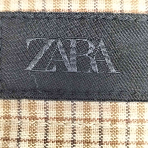 ザラ ZARA CHECK BOX PLEAT MIDI SKIRT チェック柄 ボックス プリーツ ミディ丈 スカート レディース import:L