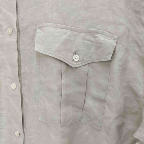 フレームワーク FRAMeWORK 25SS LINEN WORK シャツリネンシャツ レディース FREE