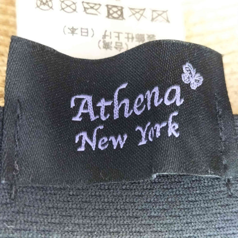アシーナニューヨーク Athena New York Janet リボン 麦わら帽子 レディース