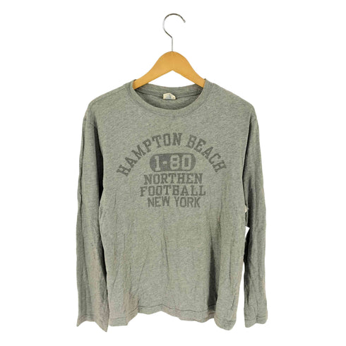 チャンピオン Champion L/S フロントプリントクルーネックTシャツ メンズ import:L