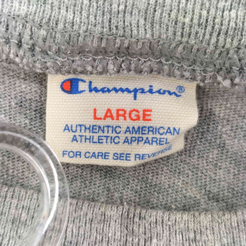 チャンピオン Champion L/S フロントプリントクルーネックTシャツ メンズ import:L