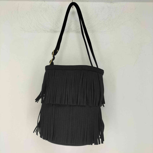 ユナイテッドアローズ UNITED ARROWS スエード フリンジ ショルダーバッグ レディース
