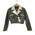 ボーイロンドン BOY LONDON MADE IN USA バイカラーレザーダブルライダースジャケット メンズ S