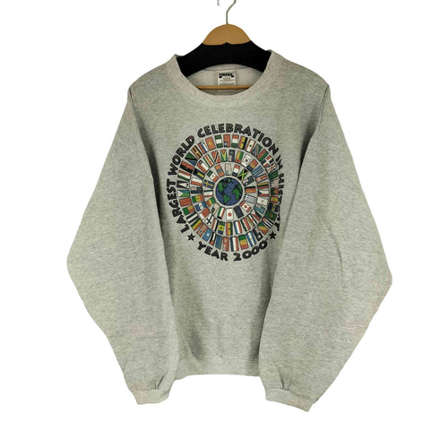 タルテックス TULTEX 00S フロントプリント クルーネックスウェット メンズ XL