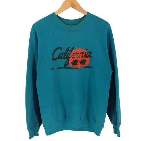 MADE IN USA 80~90S CALIFORNIA ラグランスウェット メンズ M