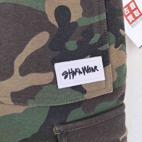 シャカウェアー SHAKA WEAR 迷彩 スウェット カーゴ ショーツ メンズ JPN:S