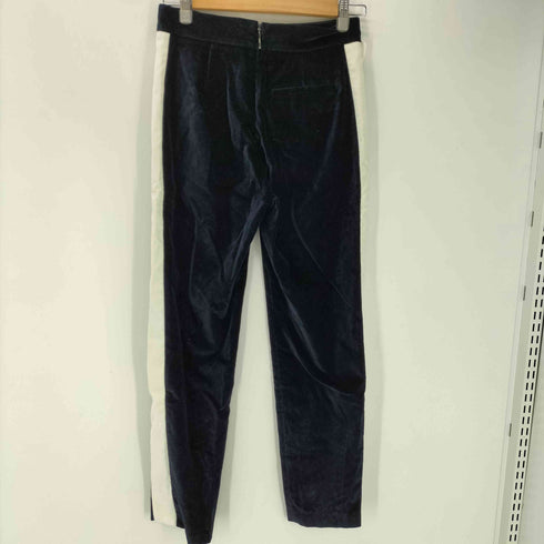 エムエスジーエム MSGM イタリア製 サイドライン ベロア イージー トラック パンツ レディース 38