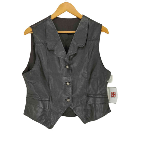 ベラペレ VERA PELLE オールレザージレ ベスト メンズ 46