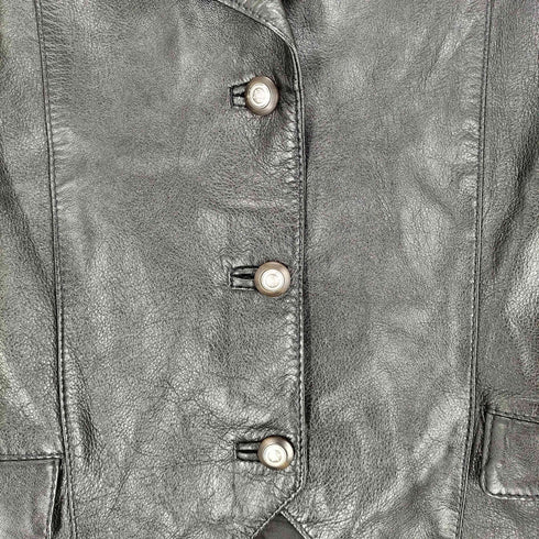 ベラペレ VERA PELLE オールレザージレ ベスト メンズ 46
