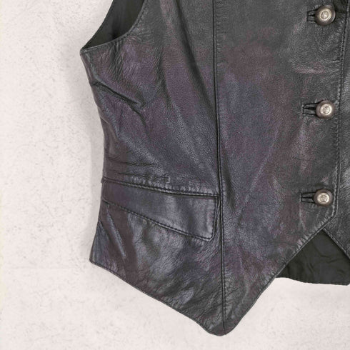 ベラペレ VERA PELLE オールレザージレ ベスト メンズ 46