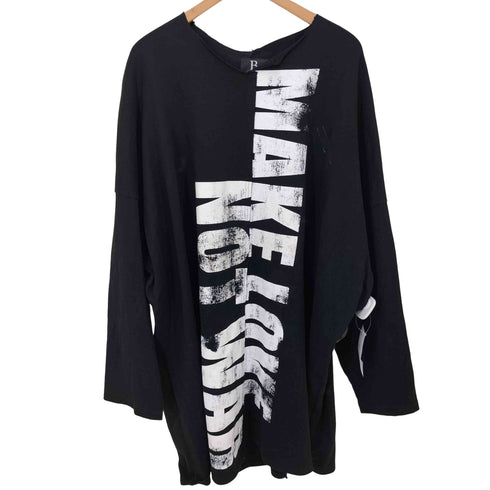 ビーヨウジヤマモト B yohji yamamoto グラフィックプリントロングカットソー メンズ
