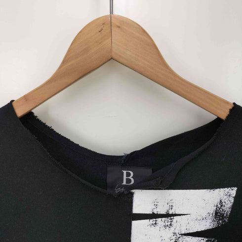 ビーヨウジヤマモト B yohji yamamoto グラフィックプリントロングカットソー メンズ