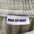 NEVER SAY NEVER イージー ショート スウェット パンツ メンズ