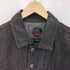 ゲスジーンズ GUESS JEANS 90-00s パイソン柄 コーティングプリント デニムトラッカージャケット Y2K メンズ M