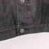 ゲスジーンズ GUESS JEANS 90-00s パイソン柄 コーティングプリント デニムトラッカージャケット Y2K メンズ M