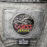 ゲスジーンズ GUESS JEANS 90-00s パイソン柄 コーティングプリント デニムトラッカージャケット Y2K メンズ M