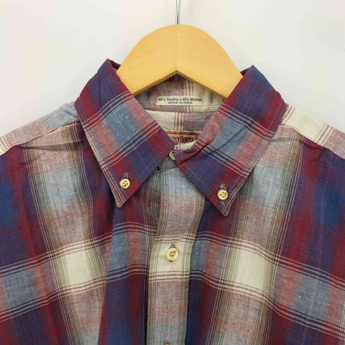 カーニーハウス KEARNEY HOUSE L/S オンブレチェック ボタンダウンシャツ メンズ JPN:L