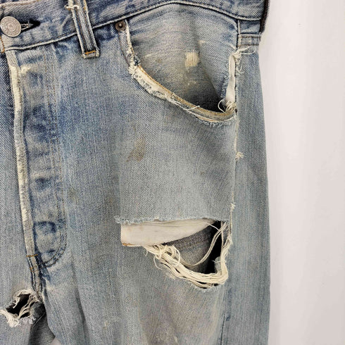 リーバイス Levis 70s 66前期 501 スモールe ボタン裏6 平行ステッチ 赤耳 バックポケットシングル ボタンフライ デニムパンツ メンズ