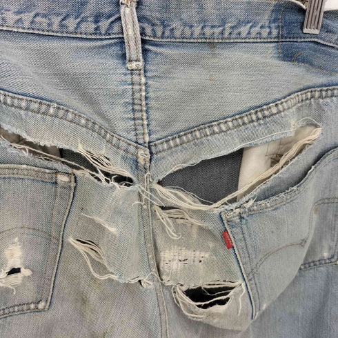 リーバイス Levis 70s 66前期 501 スモールe ボタン裏6 平行ステッチ 赤耳 バックポケットシングル ボタンフライ デニムパンツ メンズ