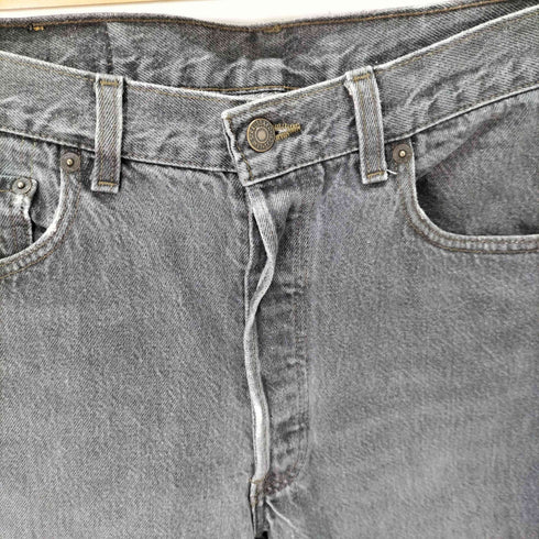 リーバイス Levis USA製 先染めブラック ボタン裏653 501 メンズ W34/L32