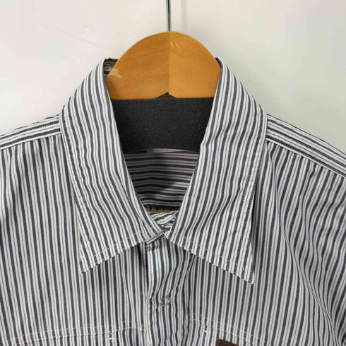 カーハート Carhartt ストライプ ワークシャツ スナップ メンズ JPN:M