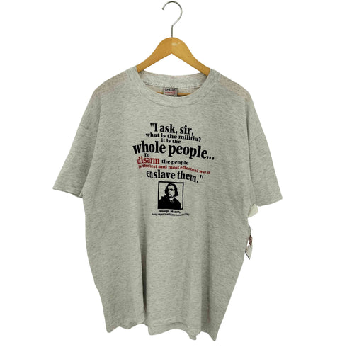 オニータ ONEITA 80-90S USA製 S/Sシングルステッチ プリントTシャツ メンズ