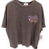 onfadd 両面プリント グラフィック S/S クルーネック Tシャツ メンズ