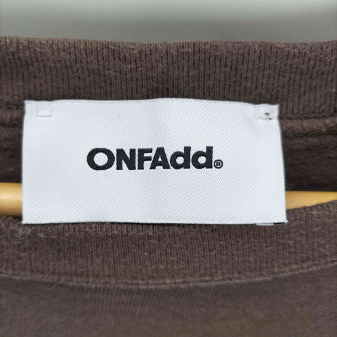onfadd 両面プリント グラフィック S/S クルーネック Tシャツ メンズ