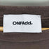 onfadd 両面プリント グラフィック S/S クルーネック Tシャツ メンズ