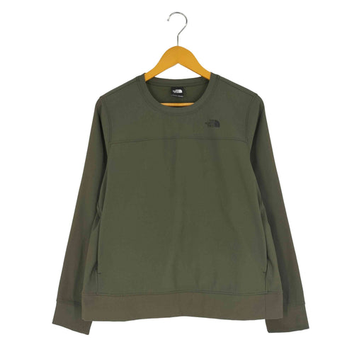 ザノースフェイス THE NORTH FACE シアサッカー ポケット付き クルーネック Tシャツ レディース import:M
