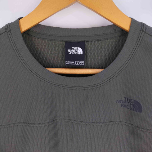 ザノースフェイス THE NORTH FACE シアサッカー ポケット付き クルーネック Tシャツ レディース import:M