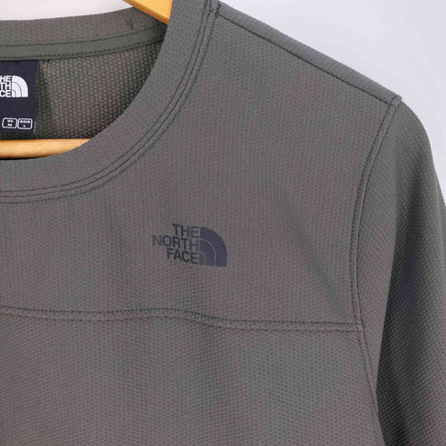 ザノースフェイス THE NORTH FACE シアサッカー ポケット付き クルーネック Tシャツ レディース import:M