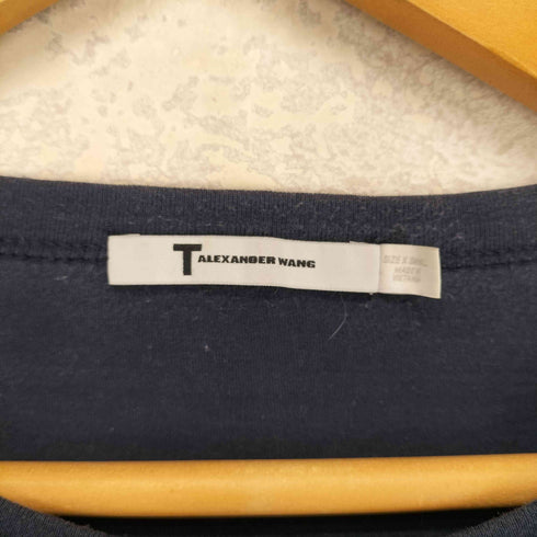 ティーバイアレキサンダーワン T by Alexander Wang レザーポケットTシャツ メンズ XS