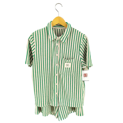 :common gull products 夏の傍のシャツパンツセットアップ レディース F