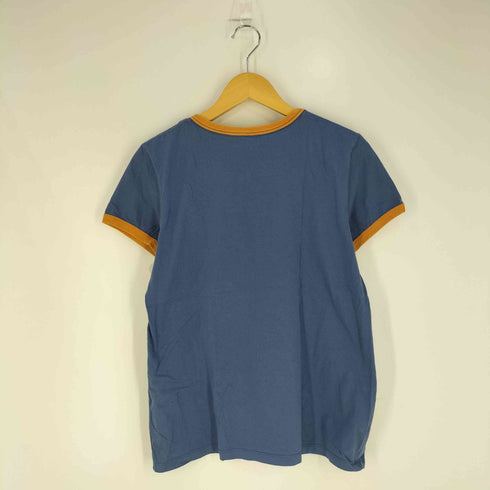 パタゴニア patagonia メキシコ製 オーガニックコットン ロゴパッチ リンガー Tシャツ レディース import:M