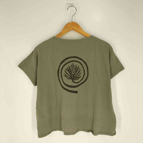 パタゴニア patagonia 両面プリント ドルマンスリーブ ボートネック Tシャツ レディース import:S