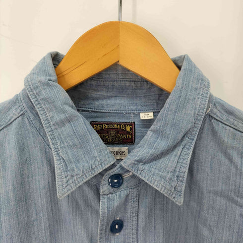 バズリクソンズ BUZZ RICKSONS BEAMS別注 シャンブレーシャツ メンズ import:XL