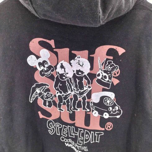 SPELLEDIT COOPER ATIVE WORKS プリントパーカー メンズ