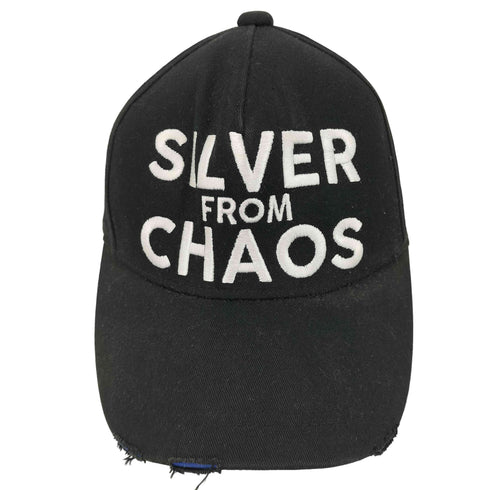 ディールデザイン Deal Design SILVER FROM CHAOS 刺繍 デザイン アジャスター キャップ メンズ