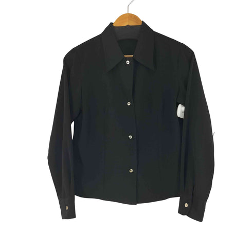 アニエスベー agnes b. PARIS メタルボタン L/S シャツ レディース 1