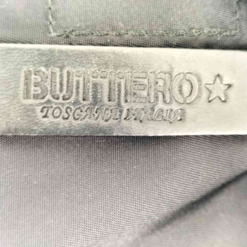 ブッテロ BUTTERO レザーベルト ナイロンバックパック メンズ