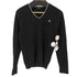 バーバリーブラックレーベル BURBERRY BLACK LABEL カシミヤ100% Vネックニット メンズ 2
